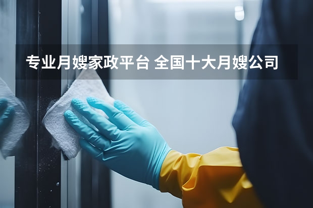 专业月嫂家政平台 全国十大月嫂公司排名