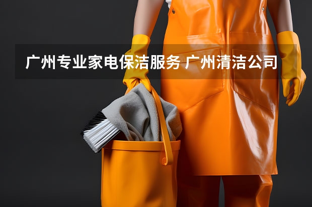 广州专业家电保洁服务 广州清洁公司（广州口碑最好的十大家政公司）