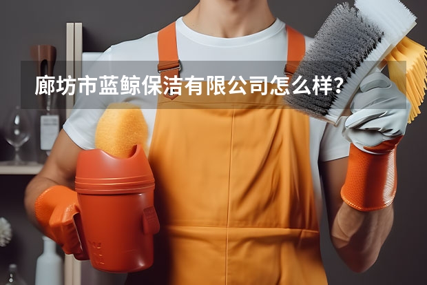 廊坊市蓝鲸保洁有限公司怎么样？