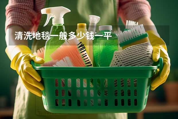 清洗地毯一般多少钱一平