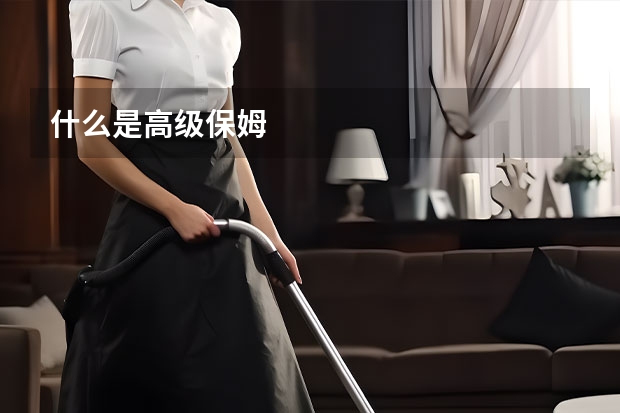 什么是高级保姆
