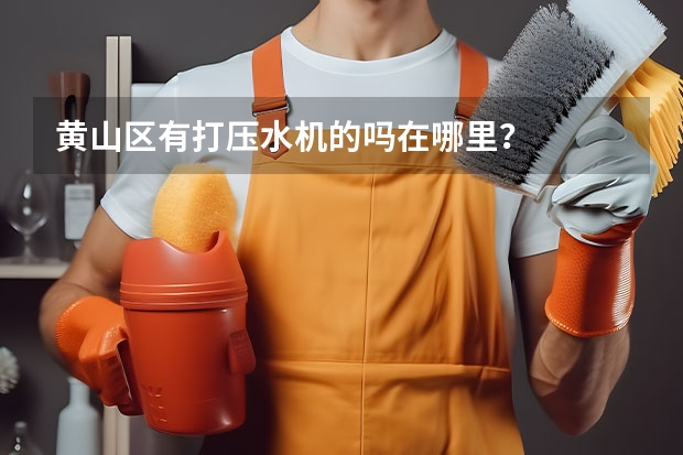 黄山区有打压水机的吗在哪里？