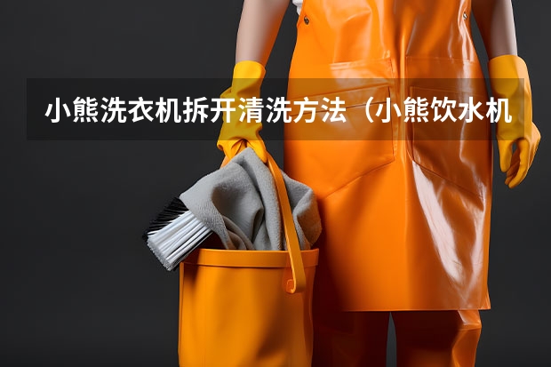 小熊洗衣机拆开清洗方法（小熊饮水机清洗方法）