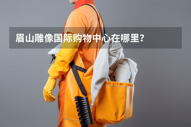 眉山雕像国际购物中心在哪里？