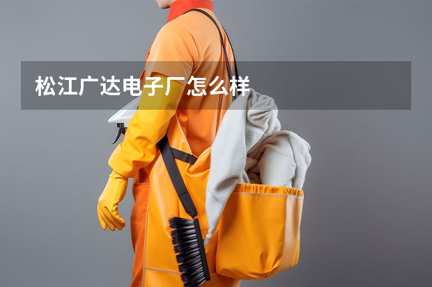 松江广达电子厂怎么样