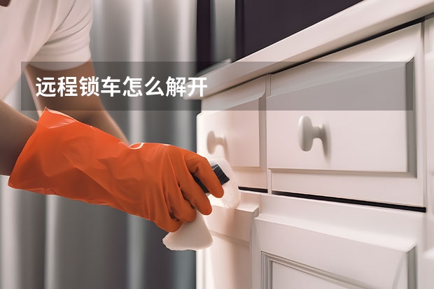 远程锁车怎么解开