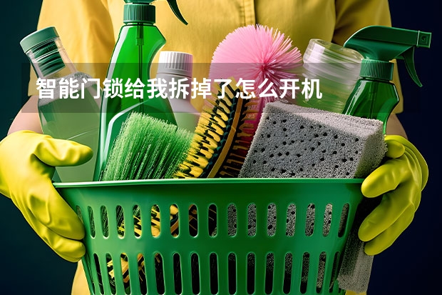 智能门锁给我拆掉了怎么开机