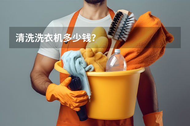 清洗洗衣机多少钱？
