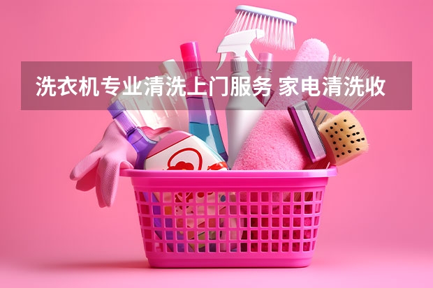洗衣机专业清洗上门服务 家电清洗收费标准