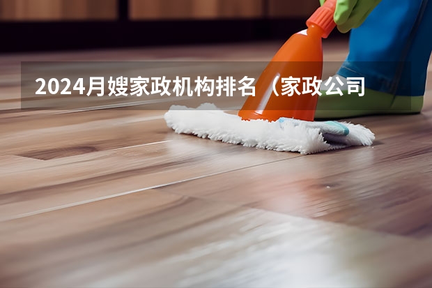 2024月嫂家政机构排名（家政公司排名前十名）