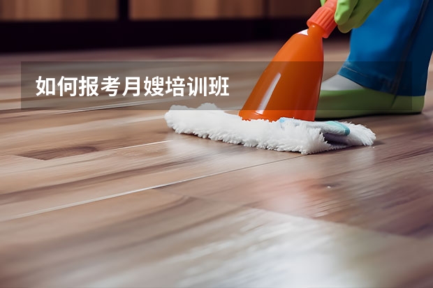如何报考月嫂培训班