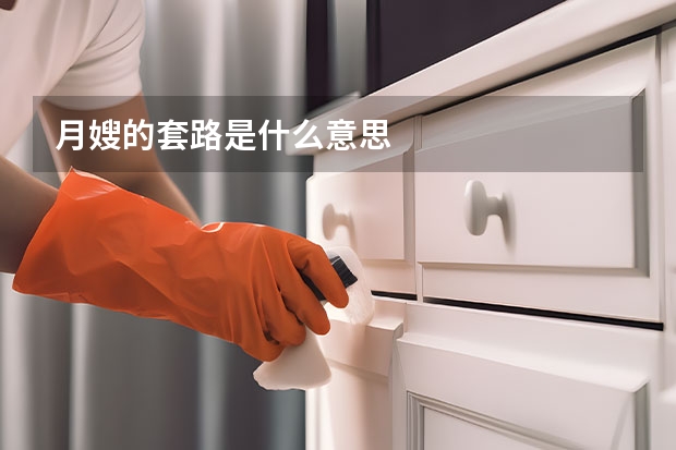 月嫂的套路是什么意思
