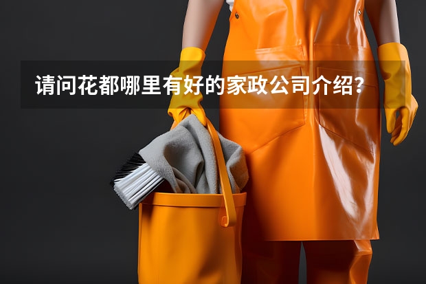请问花都哪里有好的家政公司介绍？