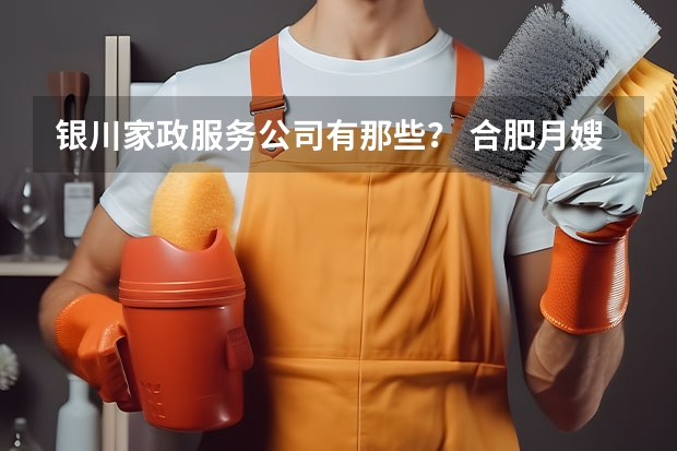 银川家政服务公司有那些? 合肥月嫂公司哪家好(全国十大月子中心加盟)