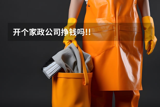 开个家政公司挣钱吗!!