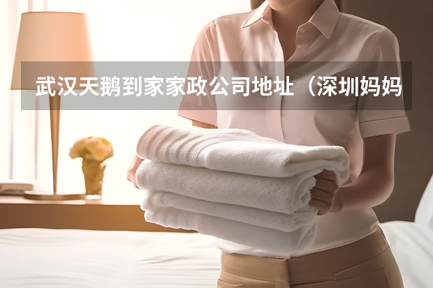 武汉天鹅到家家政公司地址(深圳妈妈来了月嫂公司地址)